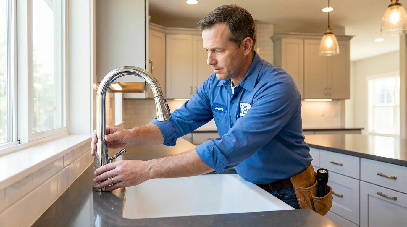 Kitchen faucet installation by Johns Plumbing LLC in Chaparral